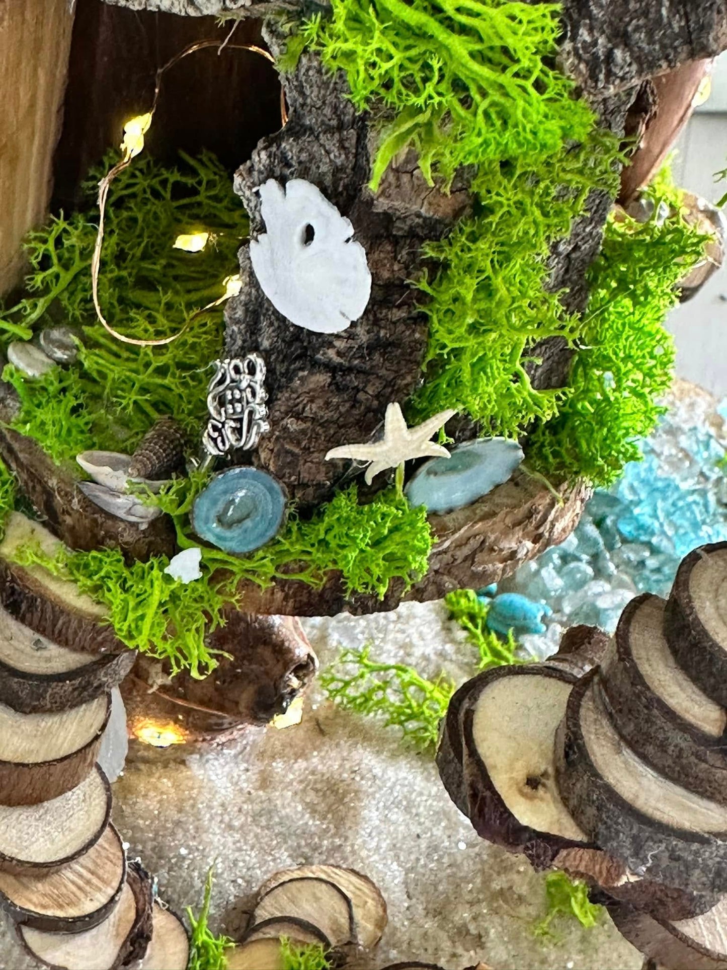 seashell Fairy House