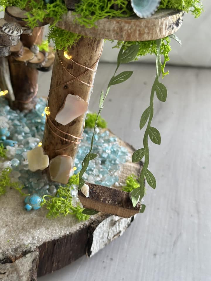 Mermaid House Beach Fairy House Seashell Mermaid House Ocean Wonders Mermaids Fairy House