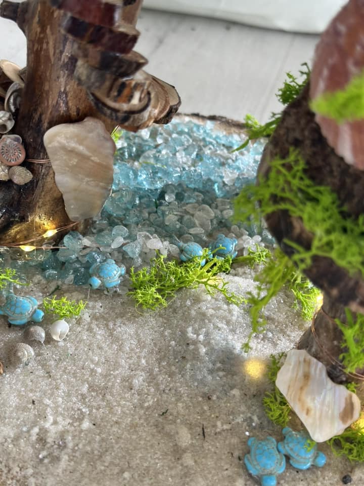 Mermaid House Beach Fairy House Seashell Mermaid House Ocean Wonders Mermaids Fairy House