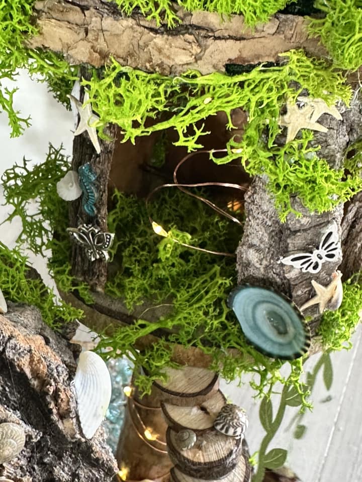 Mermaid House Beach Fairy House Seashell Mermaid House Ocean Wonders Mermaids Fairy House