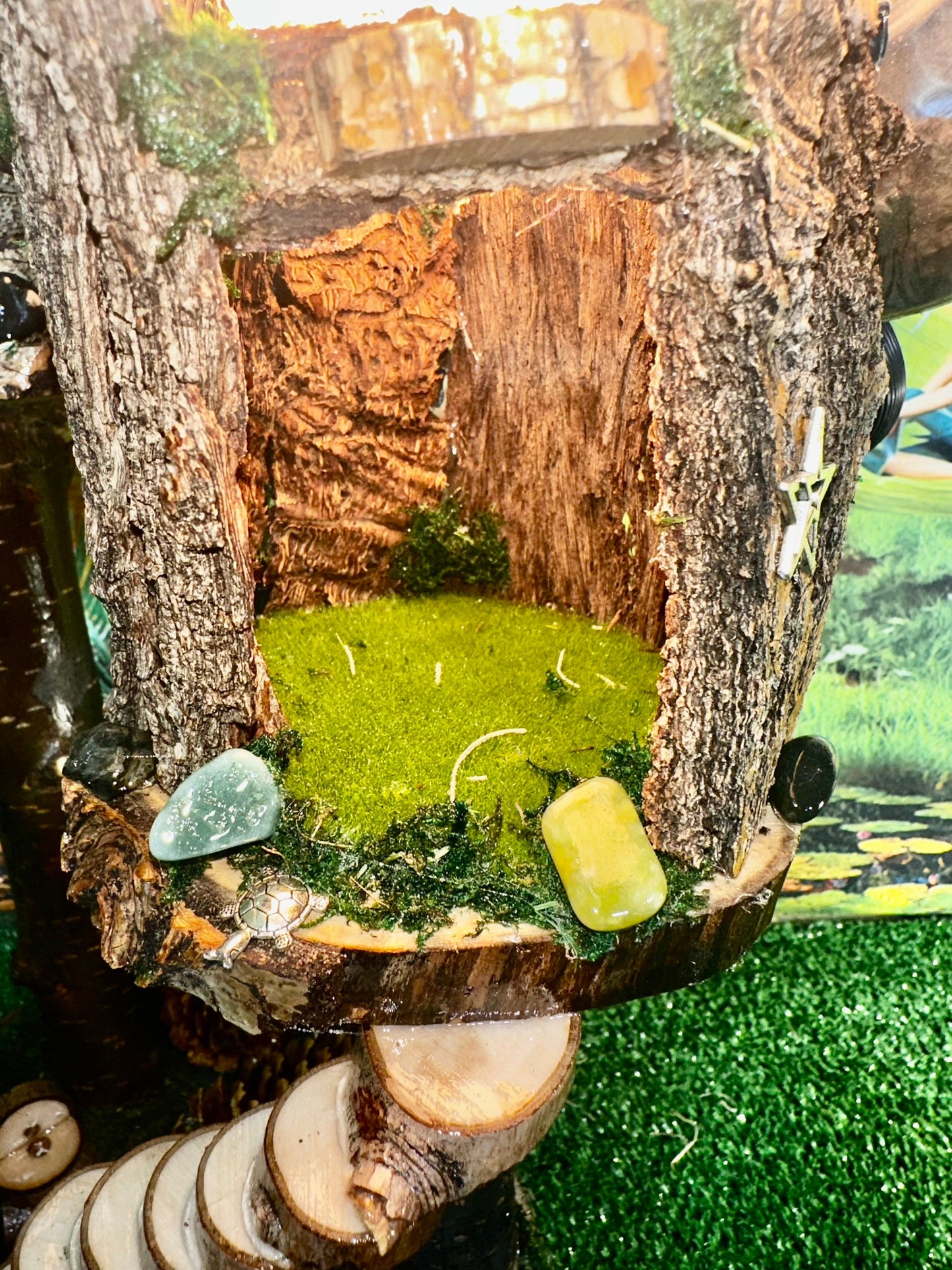 Handmade Fairy House Woodland Tinker Bell Gnome Fairy Garden Fairytale House Designs
