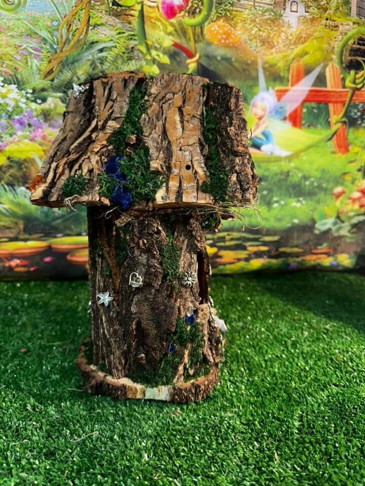 Single Fairy House Fairy House Woodland Fairy Garden Fairy House Fairy Houses For Sale Fairy House Fairy Garden Houses Fairies And Fairy Houses