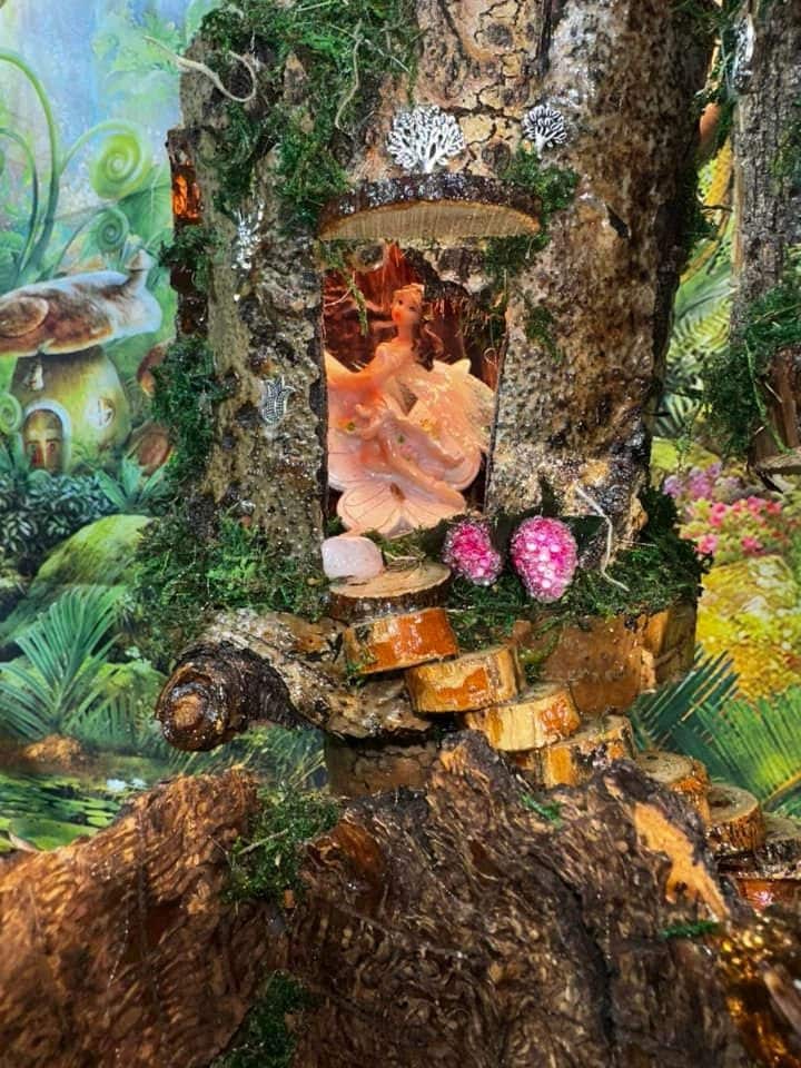 Lovely Triple Fairy House Triple Fairy Garden House fairy houses Ireland