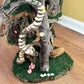 Fairy House Handmade Triple Houses Fairy Garden Fairy House In The Garden House Fairy Garden