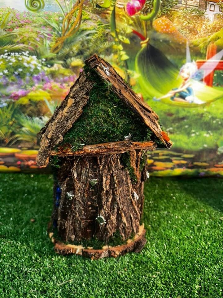 Single Fairy House Fairy House Woodland Fairy Garden Fairy House Fairy Houses For Sale Fairy House Fairy Garden Houses Fairies And Fairy Houses