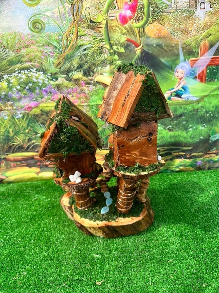 Lighted Fairy House Fairy Garden Lovely Miniature Handmade Fairy Garden Houses