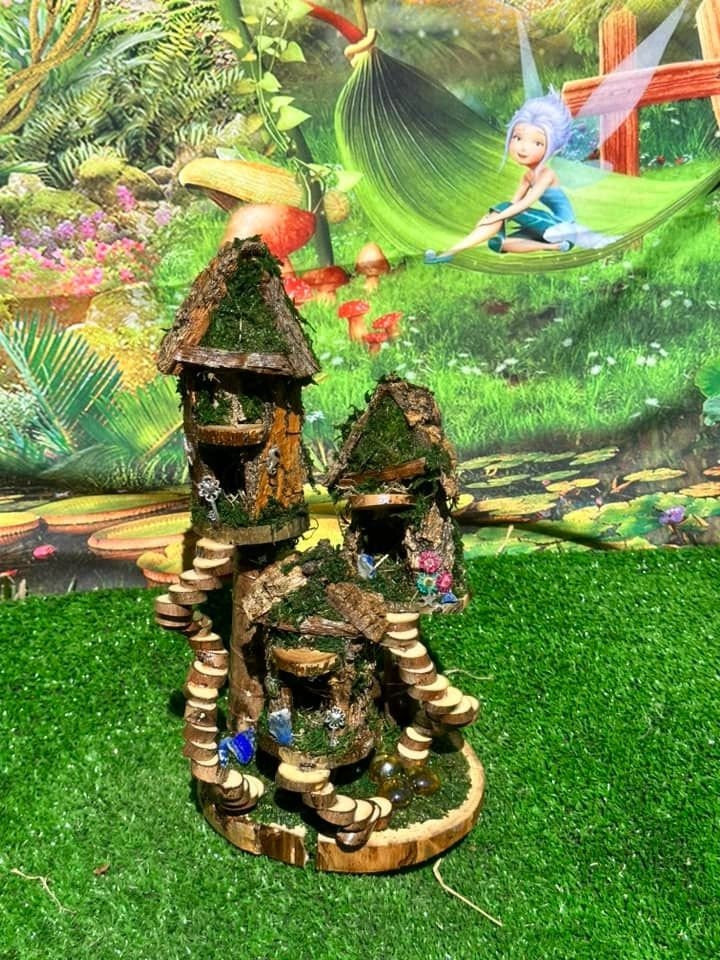 Adorable Mini Triple Fairy House