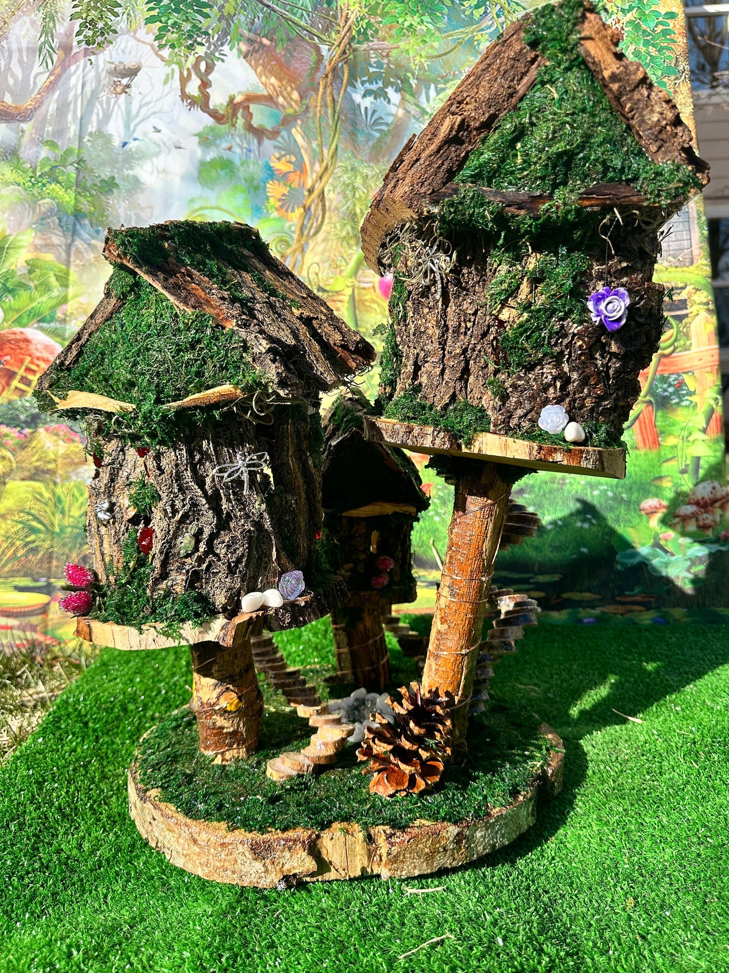 large fairy garden