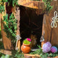 Triple Fairy House Large Fairy / Pixie House Fully Decorated And Lights Fairy Garden Houses