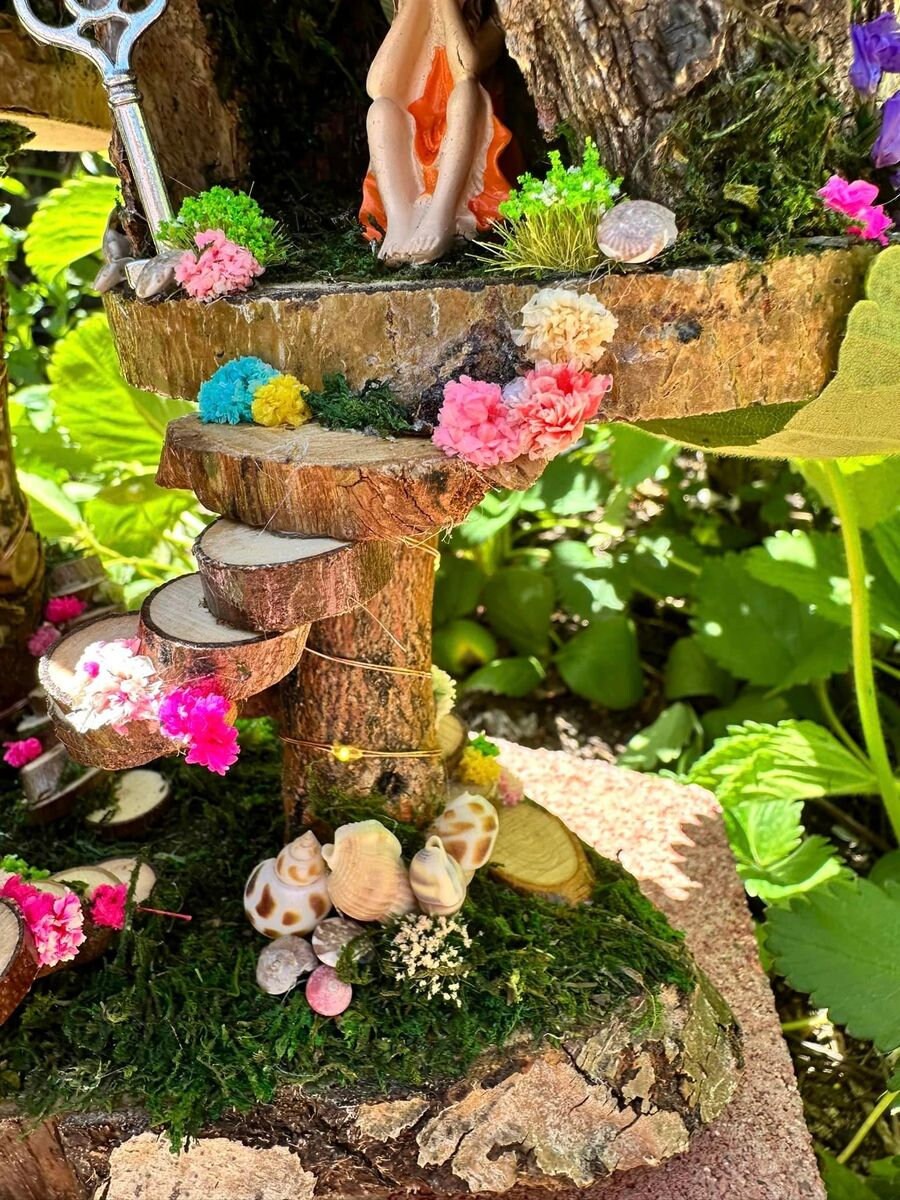 Fairy House Fully Decorated With Lights Fairy Garden Fairy Dollhouse Fairytale Dollhouse