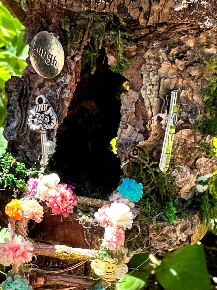 Fairy House Handmade Fully Decorated And Has Lights Mystical Fairytale Dollhouse Dollhouse Garden