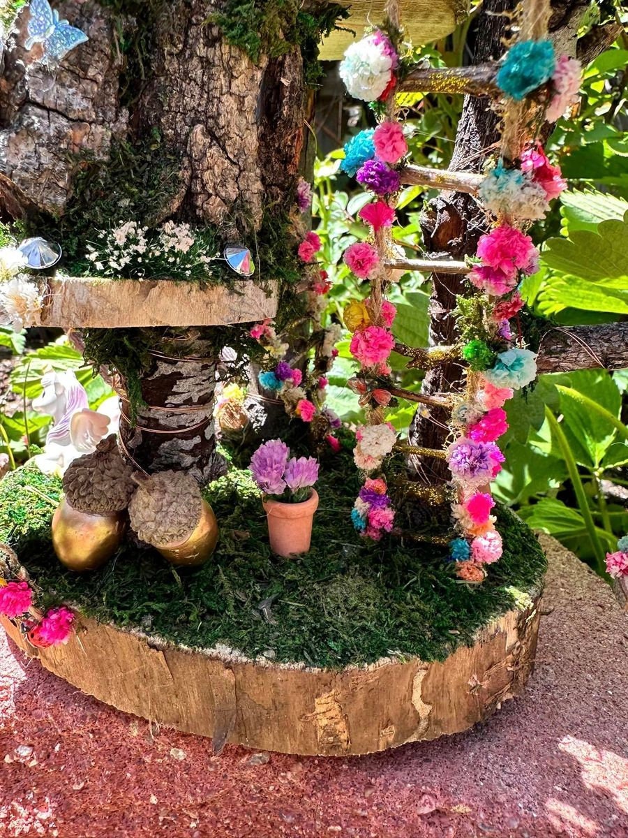 Fairy House Fully Decorated And Has Lights Just Magical Fairy Cottagecore Minecraft House