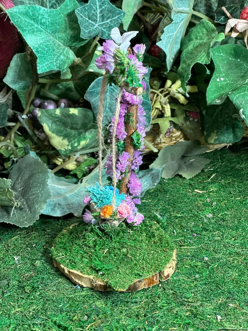 Fairy House Swing For Fairy Garden Fairy On A Swing Swinging Fairy Fairy Swing