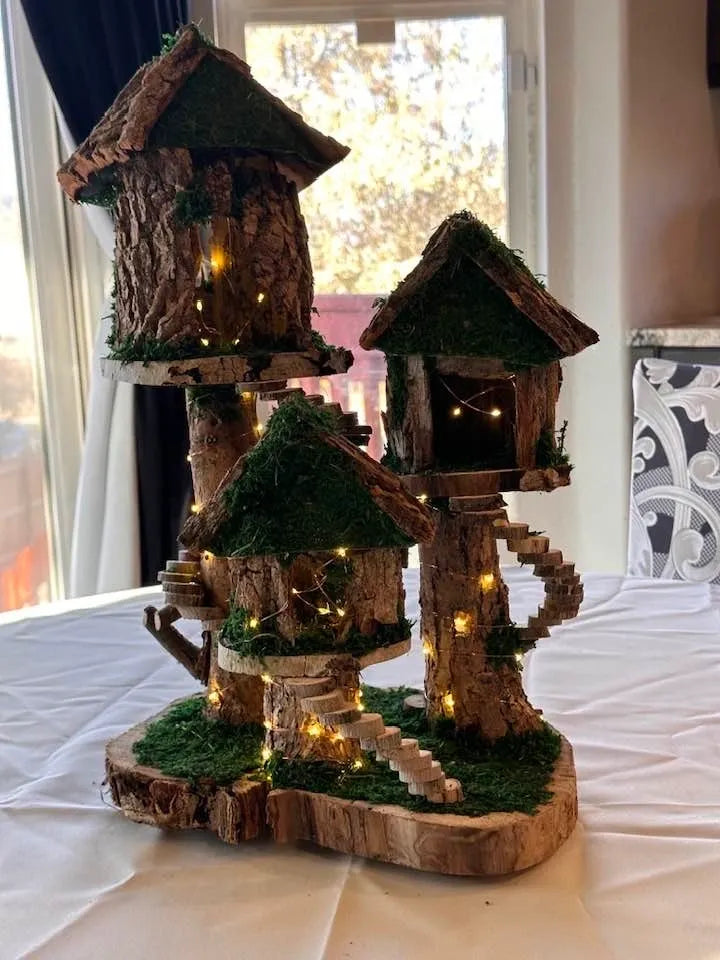 DIY Fairy House With Lights