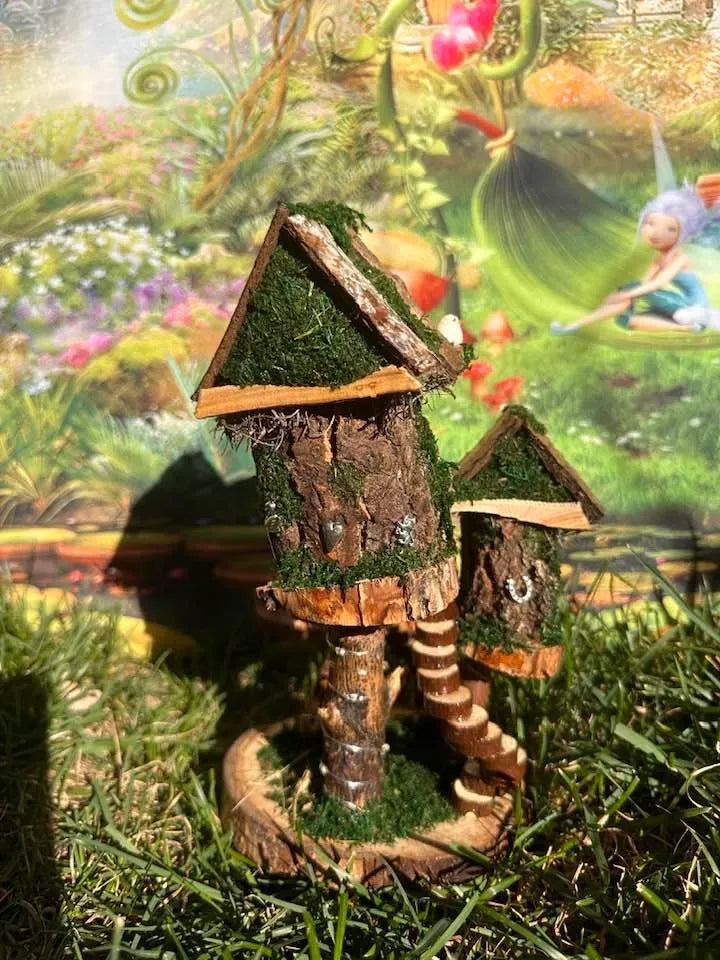 Fairy House Wonders How To Make A Fairy House And Garden With Lights Handmade Fairy Houses For Sale