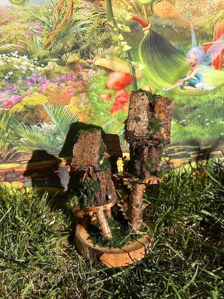 Fairy House Wonders How To Make A Fairy House And Garden With Lights Handmade Fairy Houses For Sale