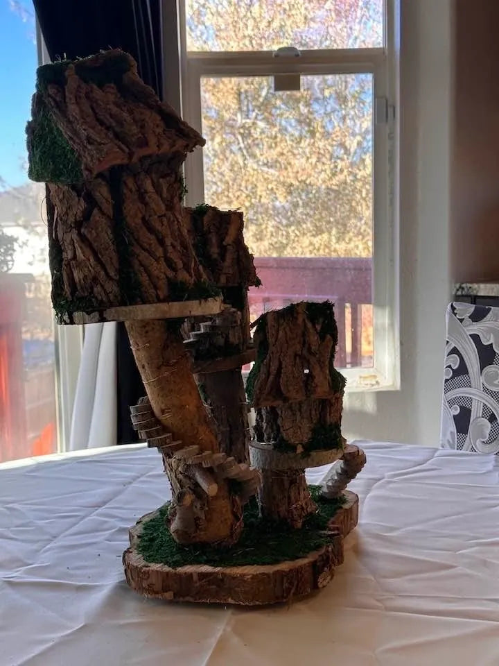 Beautiful Large Handmade Wood Fairy House