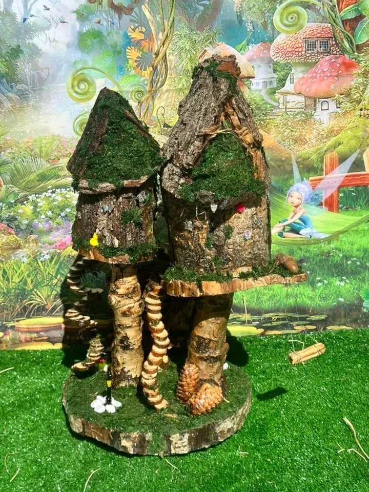 Pixie Fairy House Fully Decorated Fairy Garden Beautiful Handmade Fairy Garden Fairy Garden