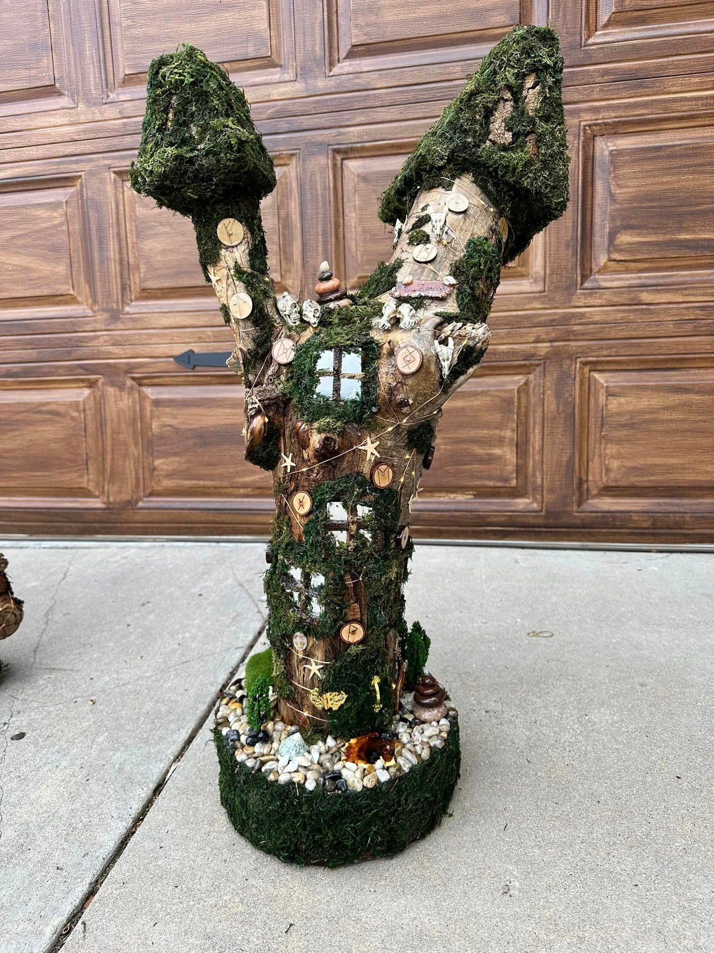 Fairy Tree House Gnome House Elf House Viking Nordic Iceland Theme Tree Stump House Ideas