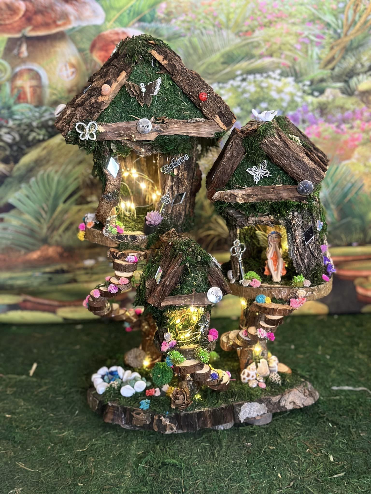 Buy Handmade Large Fairy Houses - Unique Handcrafted Fairy Garden ...