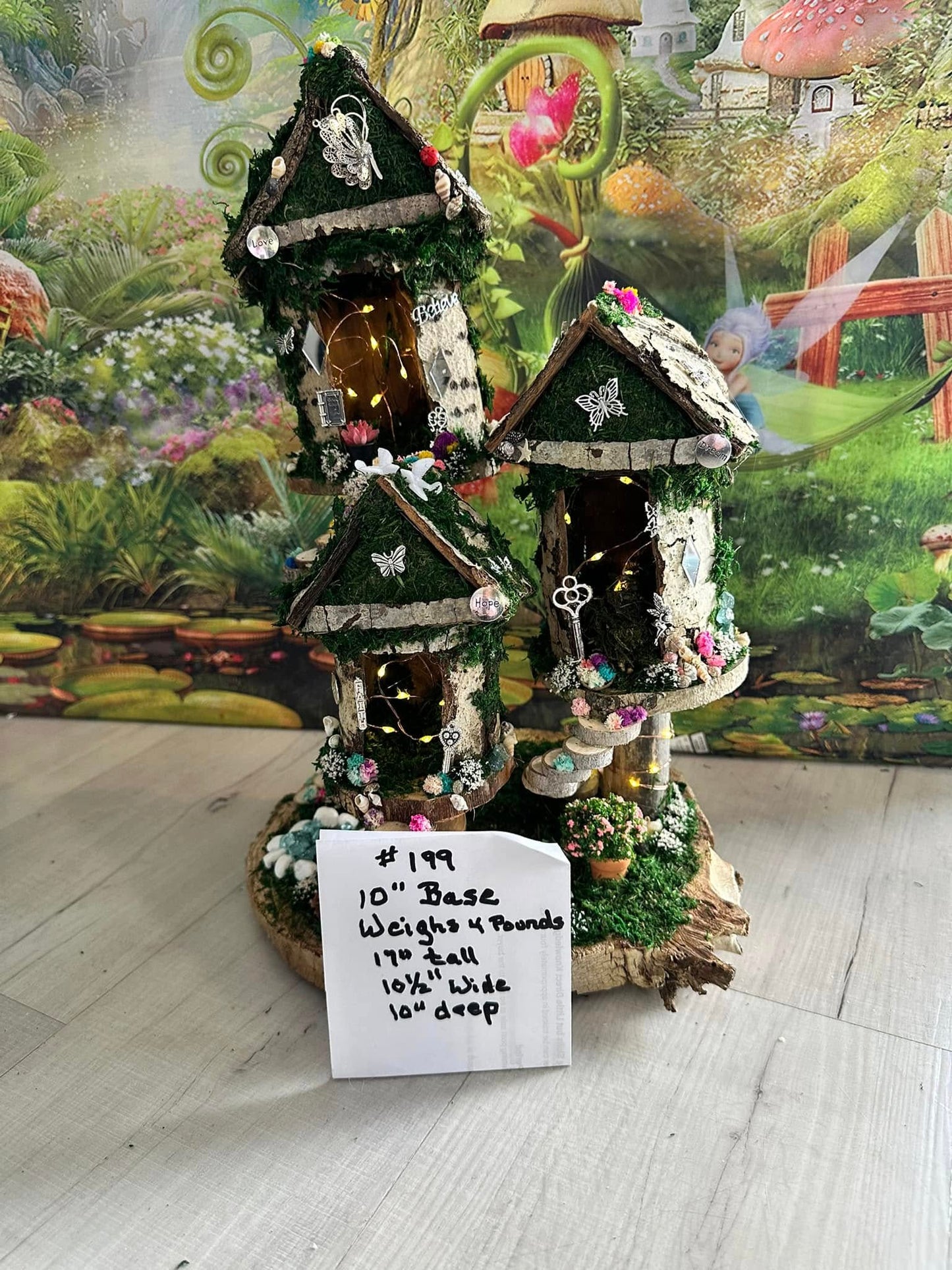 Beautiful Handmade Fairy House 