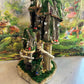Large Handmade Fairy House Must See Has Lights! Large Fairy Garden Large Outdoor Fairy Houses