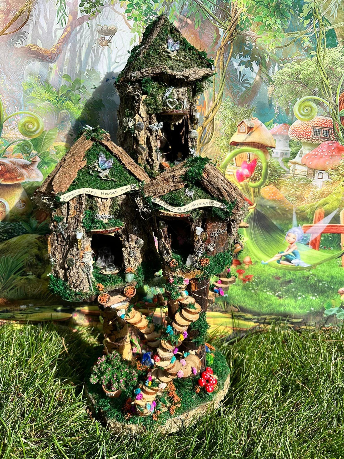 Fairy House Medium Size Custom Made for Crystal Shop