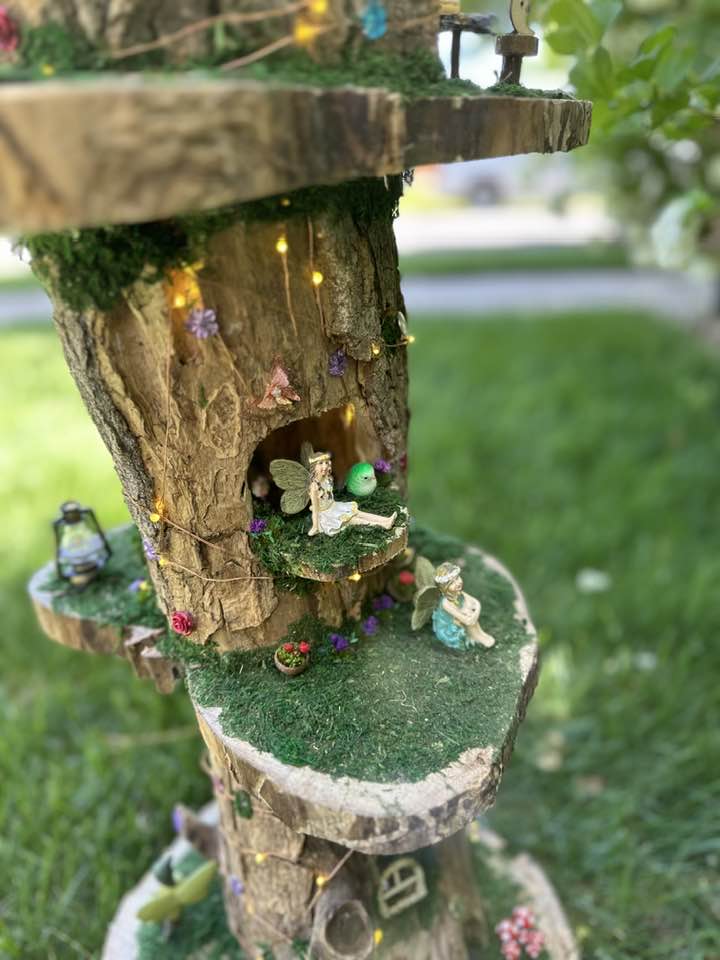 Custom Fairy House With Lights