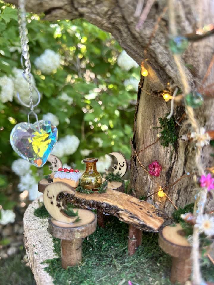 Beautiful Fairy House With Lights