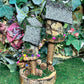 Fairy House With Magical Fairies Fully Decorated And Has Lights Fairy Night Light Fairy House Handmade Handmade Fairy House