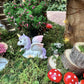 Lovely Fairy House Fairy Garden Neighborhood Large Fairy House Handmade Fairy House With Lights Outdoor Fairy House Wooden