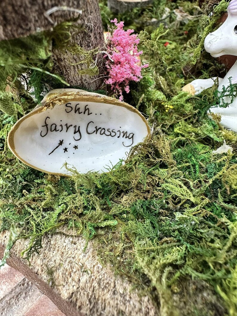 Lovely Fairy House Fairy Garden Neighborhood Large Fairy House Handmade Fairy House With Lights Outdoor Fairy House Wooden
