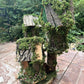 Lovely Fairy House Fairy Garden Neighborhood Large Fairy House Handmade Fairy House With Lights Outdoor Fairy House Wooden