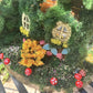 Fairy Stump House Wall or Tree Screw In Fully Decorated With Lights Fairy Garden Dollhouse Handmade Large Fairy House Hang or table sit