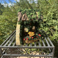 Fairy Stump House Wall or Tree Screw In Fully Decorated With Lights Fairy Garden Dollhouse Handmade Large Fairy House Hang or table sit