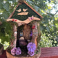 Single Fairy House Handmade Fairy Garden House Single Fairy House Decorated Inside & Out Fairy House Single Handmade Fairy Houses