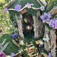 Huge Large Handmade Fairy House Fully Decorated Furnished And Lights(One Of A Kind) Wooden Fairy House Handmade Outdoor Fairy House Wooden
