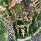 Huge Large Handmade Fairy House Fully Decorated Furnished And Lights(One Of A Kind) Wooden Fairy House Handmade Outdoor Fairy House Wooden
