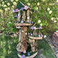 Huge Large Handmade Fairy House Fully Decorated Furnished And Lights(One Of A Kind) Wooden Fairy House Handmade Outdoor Fairy House Wooden