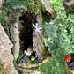 Large 4 plex Fairy House Handmade Fairy Village Fairy Dollhouse Fairy Garden Woodland Fairy House Handmade Wooden Fairy House Fairy Garden