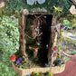 Large 4 plex Fairy House Handmade Fairy Village Fairy Dollhouse Fairy Garden Woodland Fairy House Handmade Wooden Fairy House Fairy Garden