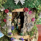Large 4 plex Fairy House Handmade Fairy Village Fairy Dollhouse Fairy Garden Woodland Fairy House Handmade Wooden Fairy House Fairy Garden