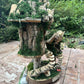 Woodland Owl Fairy House Fairy Garden Neighborhood Large Handmade Fairy House Fairy House With Lights Outdoor Owl Features Fairy House