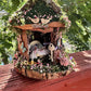 Adorable Small Fairy Garden House Single Fairy House Fully Decorated Fairy House Handmade Out or indoor Wooden Fairy House