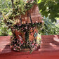 Adorable Small Fairy Garden House Single Fairy House Fully Decorated Fairy House Handmade Out or indoor Wooden Fairy House