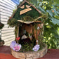 Single Fairy House Handmade Fairy Garden House Single Fairy House Decorated Inside & Out Fairy House Single Handmade Fairy Houses
