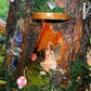 Fairy House Triple, Fairy Garden, Woodland with Lights!