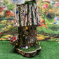 Fairy House Hollowed Tree Stump Fairy house Handmade Fairy House Personalized Gift Dollhouse Garden