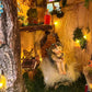 Fairy House Hollowed Tree Stump Fairy house Handmade Fairy House Personalized Gift Dollhouse Garden