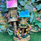 Miniature Fairy House Fully Decorated And Has Lights Fairy Accessories Night Light Handmade Fairy Houses Dollhouse Garden
